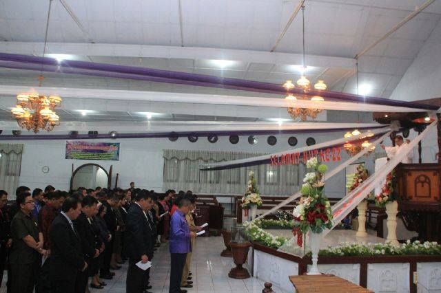Sajow Ketua Umum Panitia HUT ke-81 GMIM Bersinode 